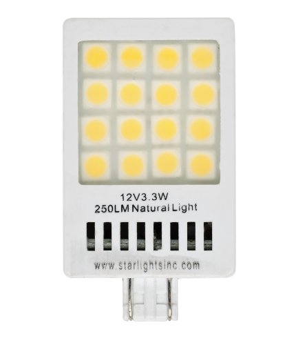 Starlights 921-250 Wedge Based Led Replacement Bulb For Ceiling Fixtures