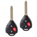 Aintier 2 X Key Fob Shell Case For Toyota 4runner Matrix Rav4 2005-2015 Hyq12bby3 Hyq12bby