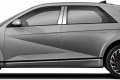 Upgrade Your Auto 4pc Stainless Steel Pillar Post Covers For Hyundai Ioniq 5 2022-2023 