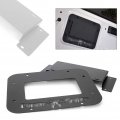 Mallofusa Textured Black Spare Tire Carrier Delete Filler Plate Tramp Stamp Cover Compatible For 2010-2018 Jeep Wrangler Jk