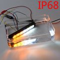 8pcs 4x-led Andx 6-led White Amber Surface Mount Warning Emergency Sync Strobe Light 4 Red 4 4 Round 24-led Reverse Backup Turn
