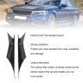 Carbon Fiber Pattern Interior Door Handle Covers Stylish Car Pull Protective Trim For 5 Series G30 G31 F90 M5