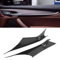 Carbon Fiber Pattern Interior Door Handle Covers Stylish Car Pull Protective Trim For 5 Series G30 G31 F90 M5