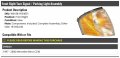 Front Right Passenger Side Turn Signal And Parking Light Assembly Compatible With 1997-2000 Mercedes-benz C230