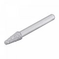 Diamond Mounted Points 60 Grit 8 3mm Brazed Grinder 6mm Shank Grinding Rotary Bit Marble Stone Carving Tool 