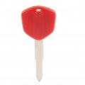 Fsfy Blank Key Blade Uncut Red Metal With Abs Upper For Honda Vt750ca Vt750c Vt750c2 Shadow 04-09 Motorcycle