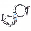 Motoku Pair Rear Door Wire Harness With Connectors For Dodge Ram 1500 2500 3500 4500 5500 Left Driver And Right Passenger Side