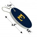Graphics More Etsu Primary Logo Floating Keychain Oval Foam Fishing Boat Buoy Key Float