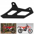 Rear Sprocket Chain Guard Qiilu Cnc Aluminum Alloy Cover Protection Fit For Honda Crf450l 2019 Black