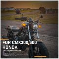 Motorcycle Headlight Cover For Cmx500300 17-23 Front Light Lamp Grill Guard Protector H Onda Rebel Cmx 500 Cmx 300 Rebel500