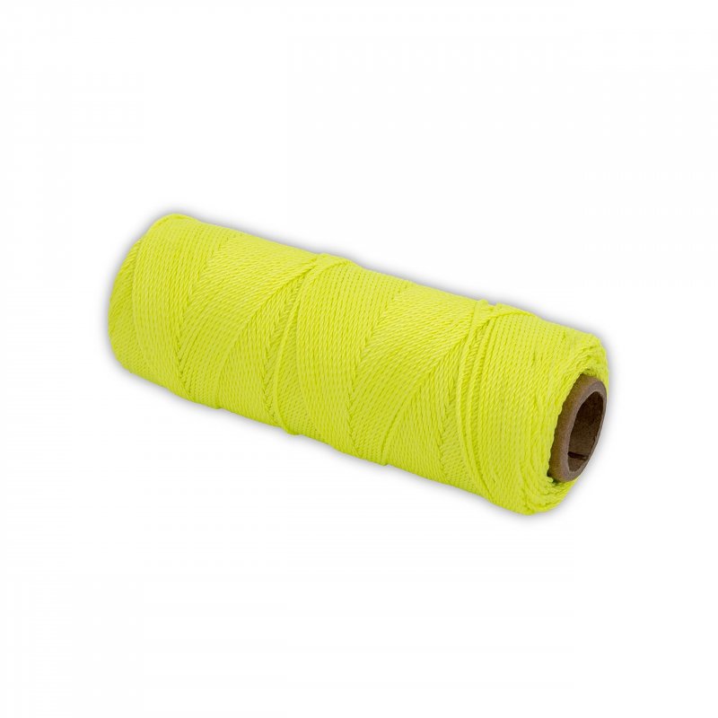 Marshalltown Masonry Line Twisted Nylon Fluorescent Yellow 285 Foot 18 Size Masons And Archaeology Ml577