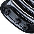 Left Right Side Glossy Black M-color Front Kidney Grilles Compatible With 2004 2005 2006 Bmw E53 X5 Door Suv Sport Utility 3 0i