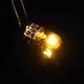 10pcs Dc 12v T10 W5w Led Dashboard Light Yellow For Car Internal 