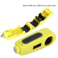Universal Motorcycle Handlebar Brake Lever Lock Throttle Grip Anti Theft Security For Most Scooters Motorcycles And Atvs Yellow