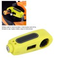 Universal Motorcycle Handlebar Brake Lever Lock Throttle Grip Anti Theft Security For Most Scooters Motorcycles And Atvs Yellow