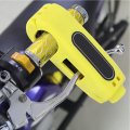 Universal Motorcycle Handlebar Brake Lever Lock Throttle Grip Anti Theft Security For Most Scooters Motorcycles And Atvs Yellow