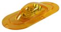 Grote 54203 Supernova Oval Led Side Turn Marker Lights Integrated Flange Mount Male Pin 