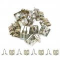 Uxcell 20pcs 6mm Card Buckle Hole Trim Boot Rivets Clips Bronze Tone For Automobile
