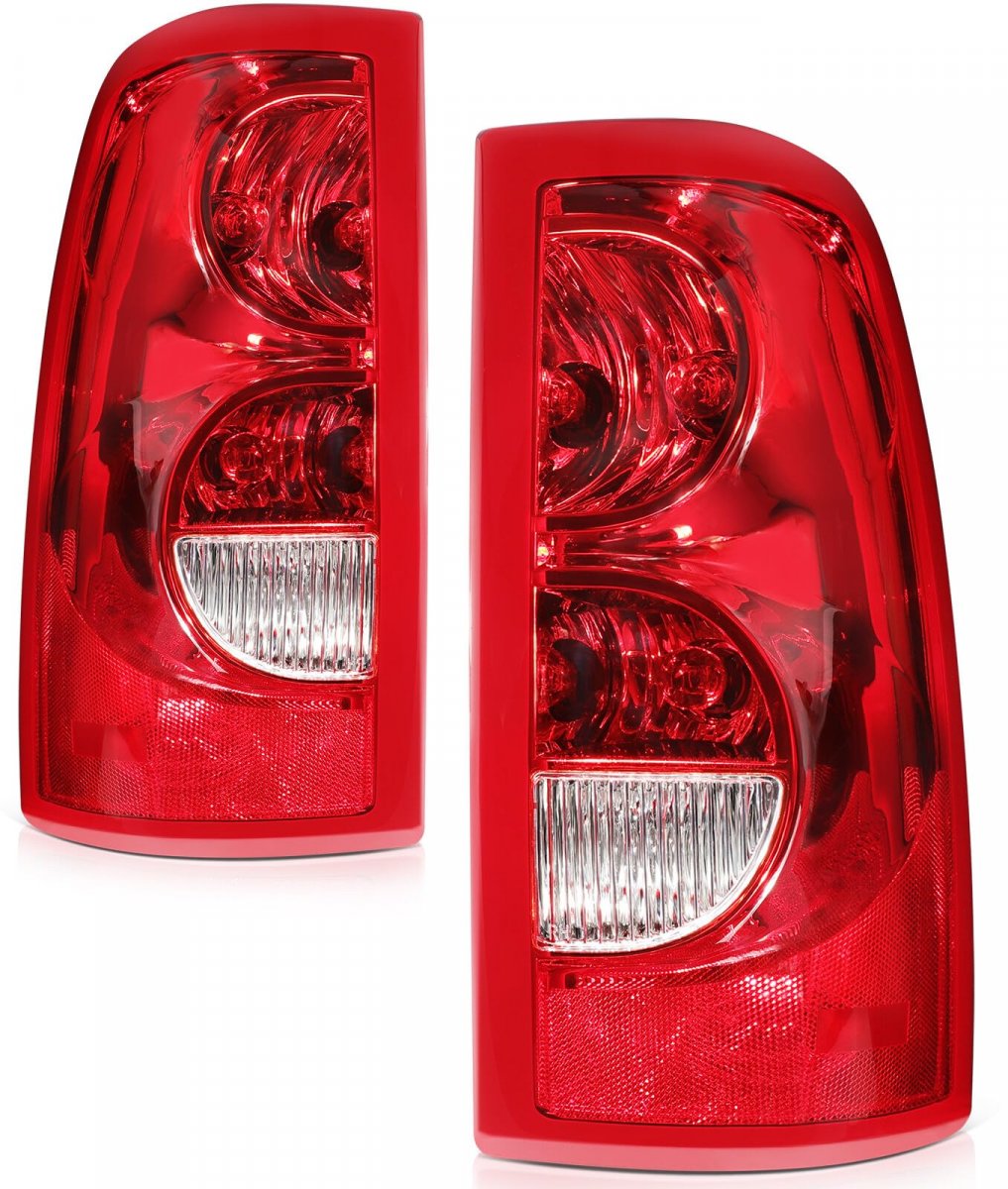 Tail Light Assembly Pair Replacement For 03-06 Chevy Silverado 1500 Hd 2500 04-06 3500
