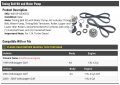 Marketplace Auto Parts Timing Belt Kit And Water Pump Compatible With 1999-2004 Volkswagen Golf A4 1 9l Turbo Diesel