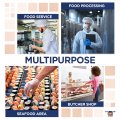 Ezgoodz Plastic Disposable Aprons For Adults 28 X 46 Pack Of 100 Blue Polyethylene Hair Stylist 2 Mil Waterproof Poly