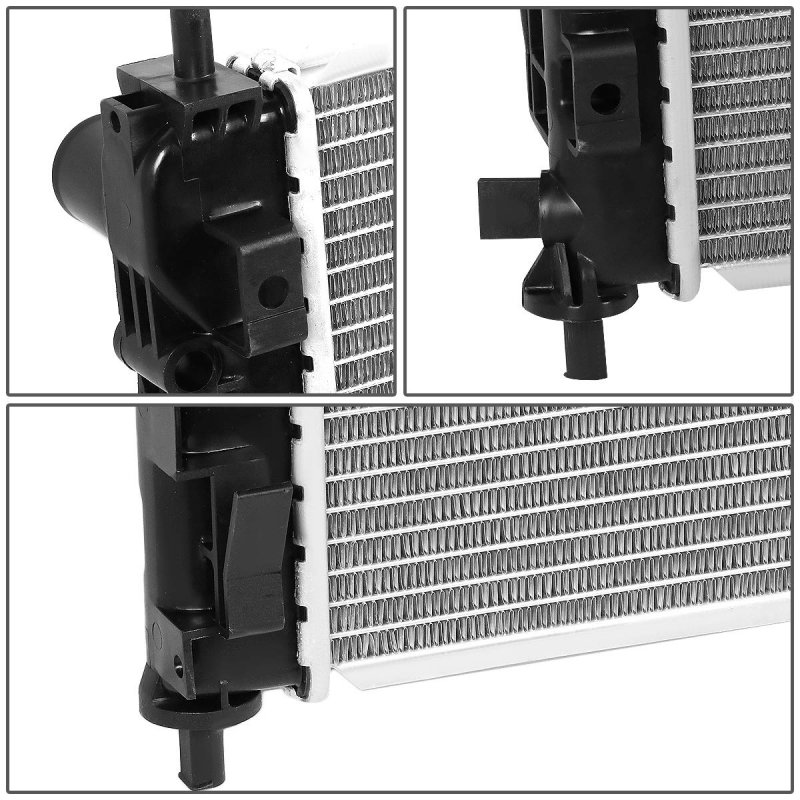 Dna Motoring Oem-ra-2951 1-row Oe Style Aluminum Cooling Radiator Replacement For 11-14 Chrysler 07-16 Compass Patriot 27-5 8 W