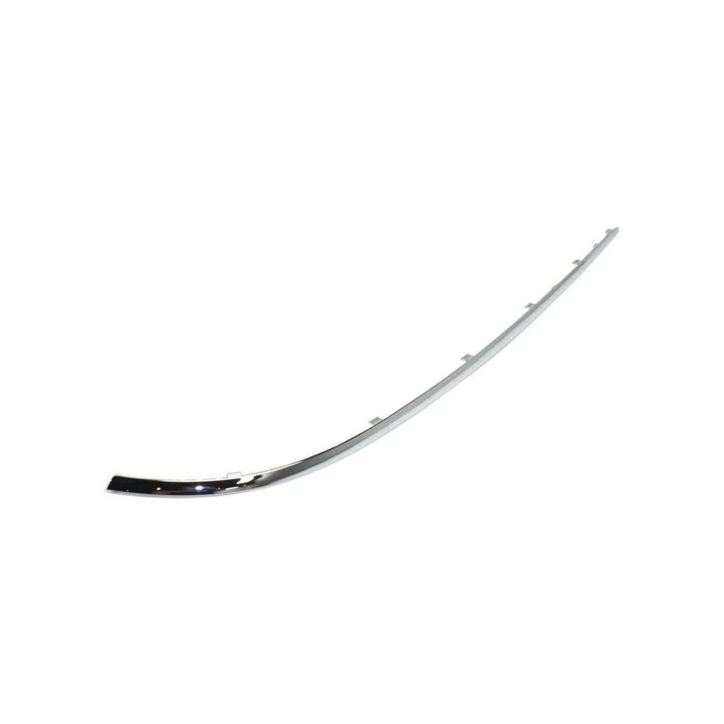 Rear Bumper Moldings For Mercedes Benz E350 2006 Driver And Passenger Side Outer Pair Chrome Impact Strip Replacement