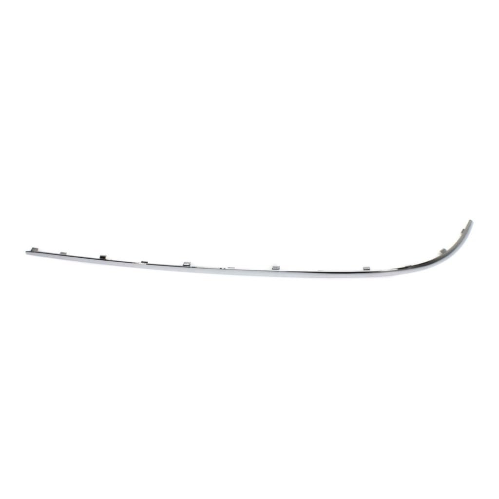 Rear Bumper Moldings For Mercedes Benz E350 2006 Driver And Passenger Side Outer Pair Chrome Impact Strip Replacement