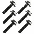 Caltric 6x Clutch Plate Pressure Flanged Head Bolt Compatible With Yamaha Fjr1300 2003 2004 2005 2009-2013