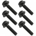 Caltric 6x Clutch Plate Pressure Flanged Head Bolt Compatible With Yamaha Fjr1300 2003 2004 2005 2009-2013