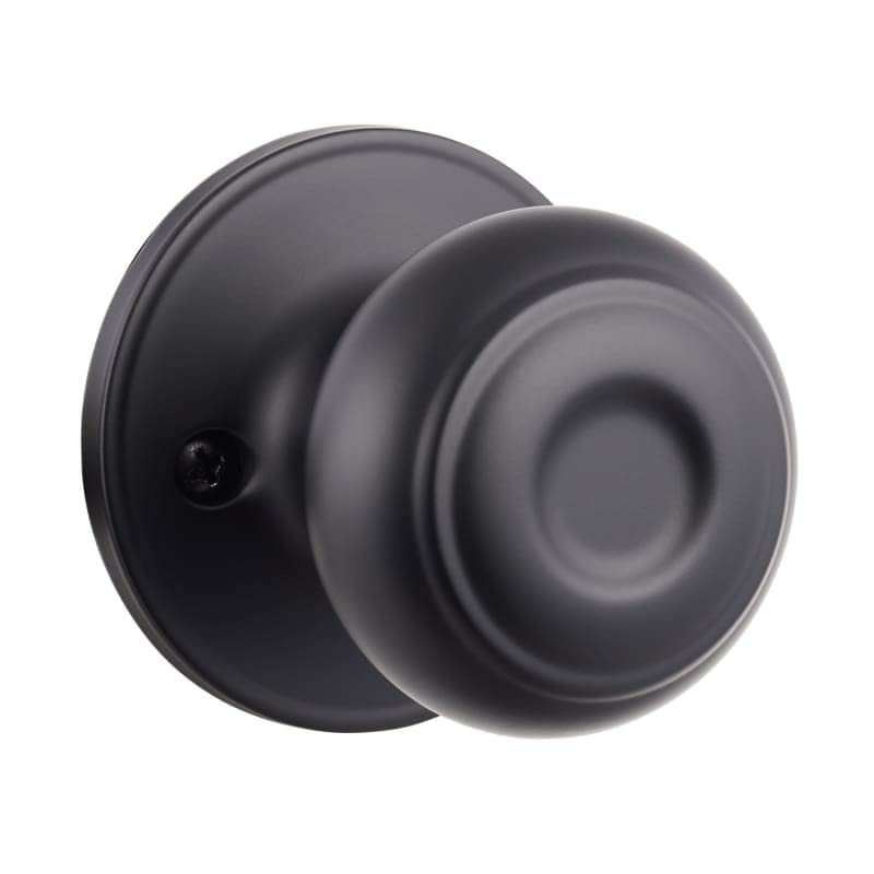 Sure-loc Jn100 Juniper Non-turning One-sided Dummy Door Knob With Round Rose Flat Black