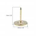 Uxcell Upholstery Nails Tacks 16mmx20mm Flat Head Furniture Gold Tone For Sofa Headboards 100 Pcs