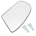 Left Heated Door Side Mirror Glass Wide Angle For Mercedes E Class W211 E320 E350 E500 E55 Amg 2003 To 2006 Driver 