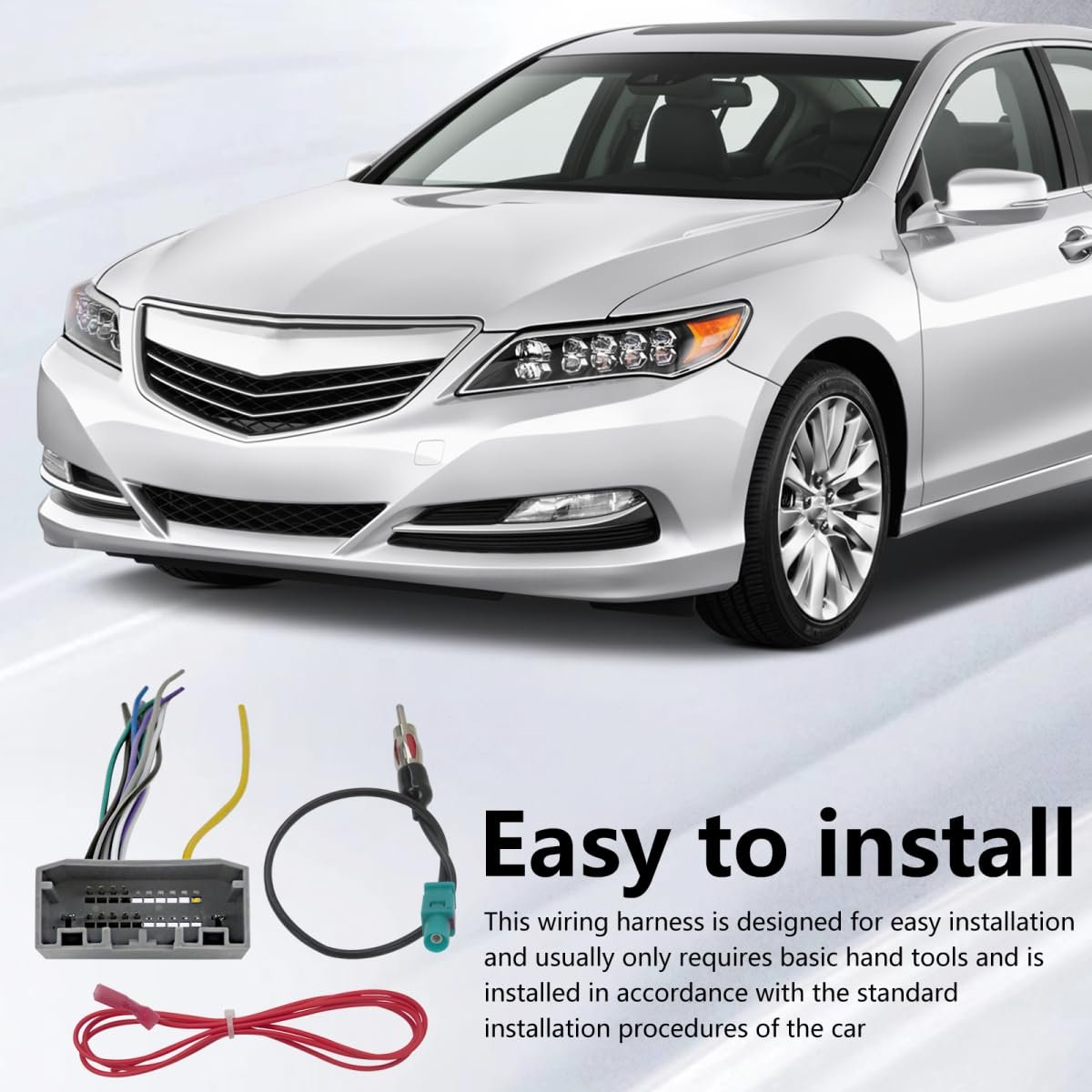 Car Stereo Wiring Harness Fit For 2009-2014 2016 Jeep Patriot Radio Wire With Antenna Adapter Connector Us Stock