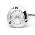 2 Pack Of Long Haul Clear Round Surface Mount Clearance Marker Led W Chrome Bezel 