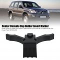 Center Console Cup Holder Insert Divider 55633 60040 Black Replacement For Land Cruiser Prado 120 2002 To 2009