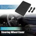 Uxcell Hand Sewn Steering Wheel Cover Stitch With Needle And Thread Universal Fit 17 25-18 Inch 43 8-45 8cm Diameter For Car