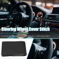 Uxcell Hand Sewn Steering Wheel Cover Stitch With Needle And Thread Universal Fit 17 25-18 Inch 43 8-45 8cm Diameter For Car