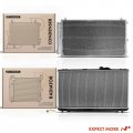 A-premium Engine Coolant Radiator A C Condenser Cooling Kit Compatible With Lexus Is300 2001 2002 2003 2004 2005 3 0l Automatic
