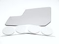 Fits 10-16 Traverse Left Driver Lower Flat Mirror Glass Lens W Adhesive Usa 