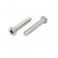 Uxcell M6 X 35mm 304 Stainless Steel Phillips Round Head Machine Screws Bolt 20pcs
