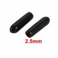 Uxcell 200pcs 2 5mm Inner Dia Pvc Flexible Vinyl Cap Screw Thread Protector Cover Black