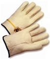 Premium Cowhide Driver With Pull Strap Work Gloves Dozen Size X-large 