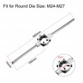 Uxcell 55mm Round Die Stock Handle Wrench Holder For Metric M24-m27 36mm-55mm