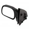 Ocpty Black Left Side Mirror Fit For 1999-2015d For F-250 Super Duty Textured Glass Manual Folding Non-heated