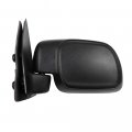 Ocpty Black Left Side Mirror Fit For 1999-2015d For F-250 Super Duty Textured Glass Manual Folding Non-heated