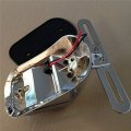 Chrome Red Tombstone Abs Plastic Skull Brake Tail Light Signal For Chopper Flstn Deluxe P N Rs058