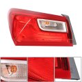 1-pack Rear Left Tail Light Brake Lamp Assembly Replacement For Malibu 2016-2021 Outer Driver Side