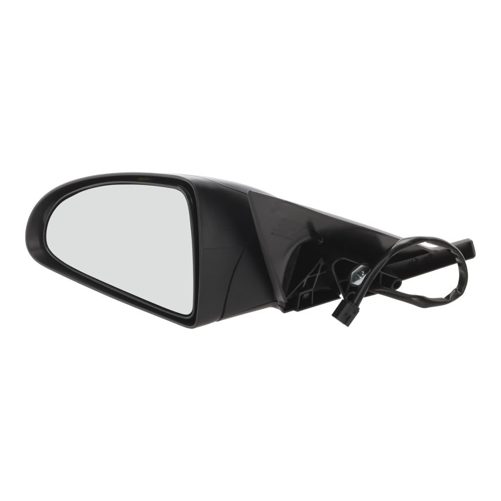 Driver Side Door Mirror For Pontiac G6 2005 2006 2007 2008 2009 Convertible Coupe Black Textured Finish Power Adjustment Manual
