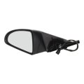 Driver Side Door Mirror For Pontiac G6 2005 2006 2007 2008 2009 Convertible Coupe Black Textured Finish Power Adjustment Manual 